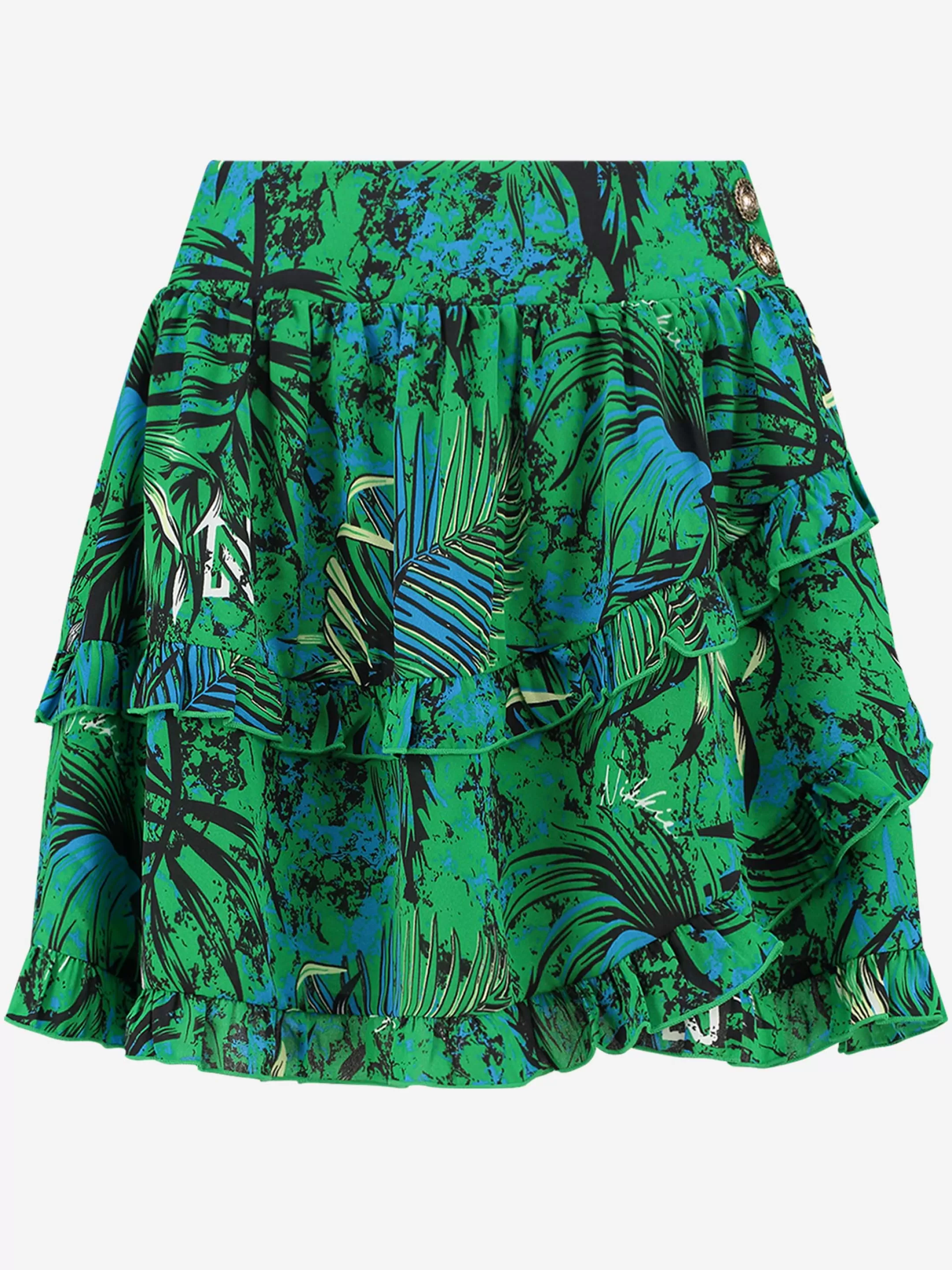 Store GELAAGDE ROK MET ELASTISCHE TAILLEBAND   Rokken | Sets