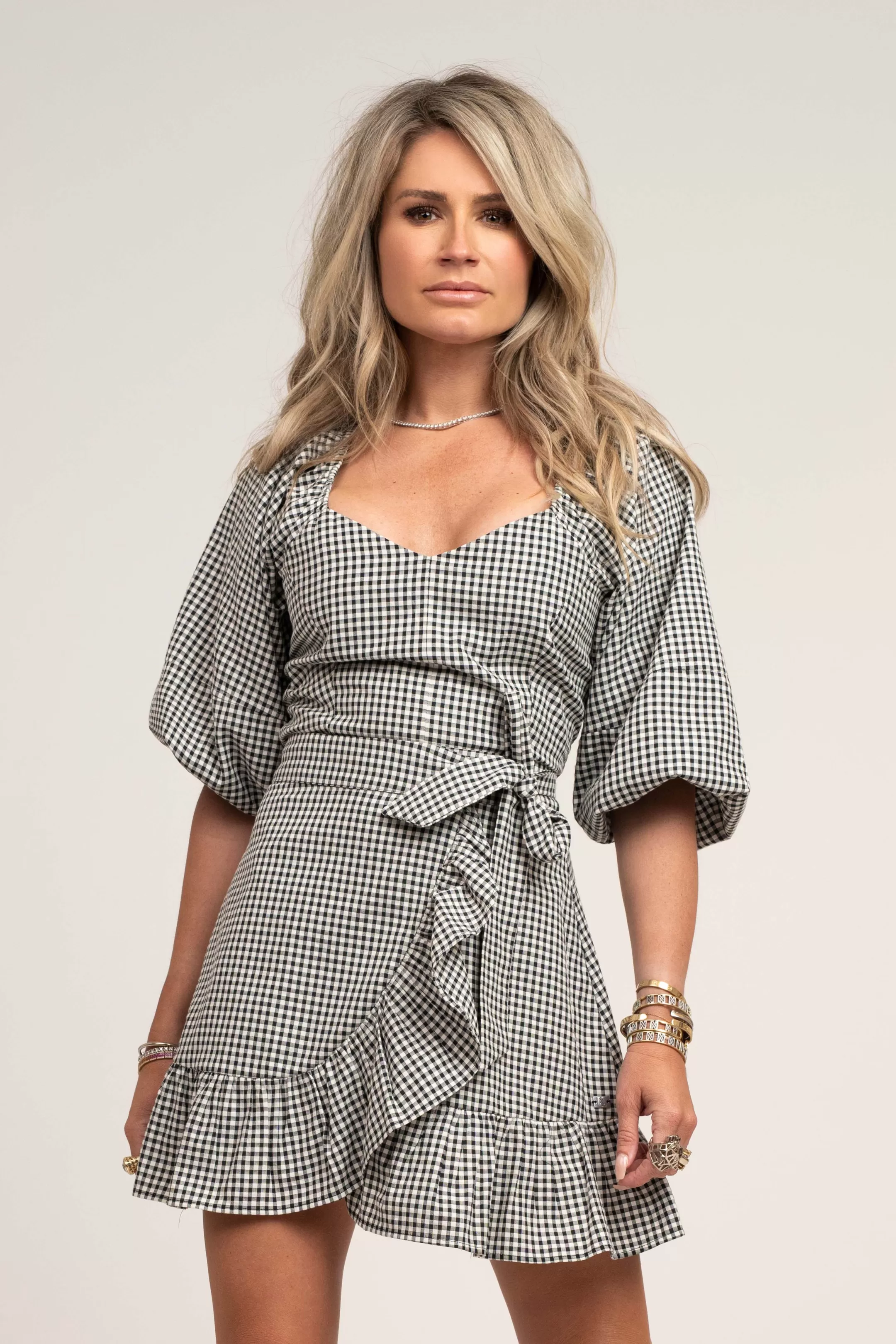Store Geruite top Tops