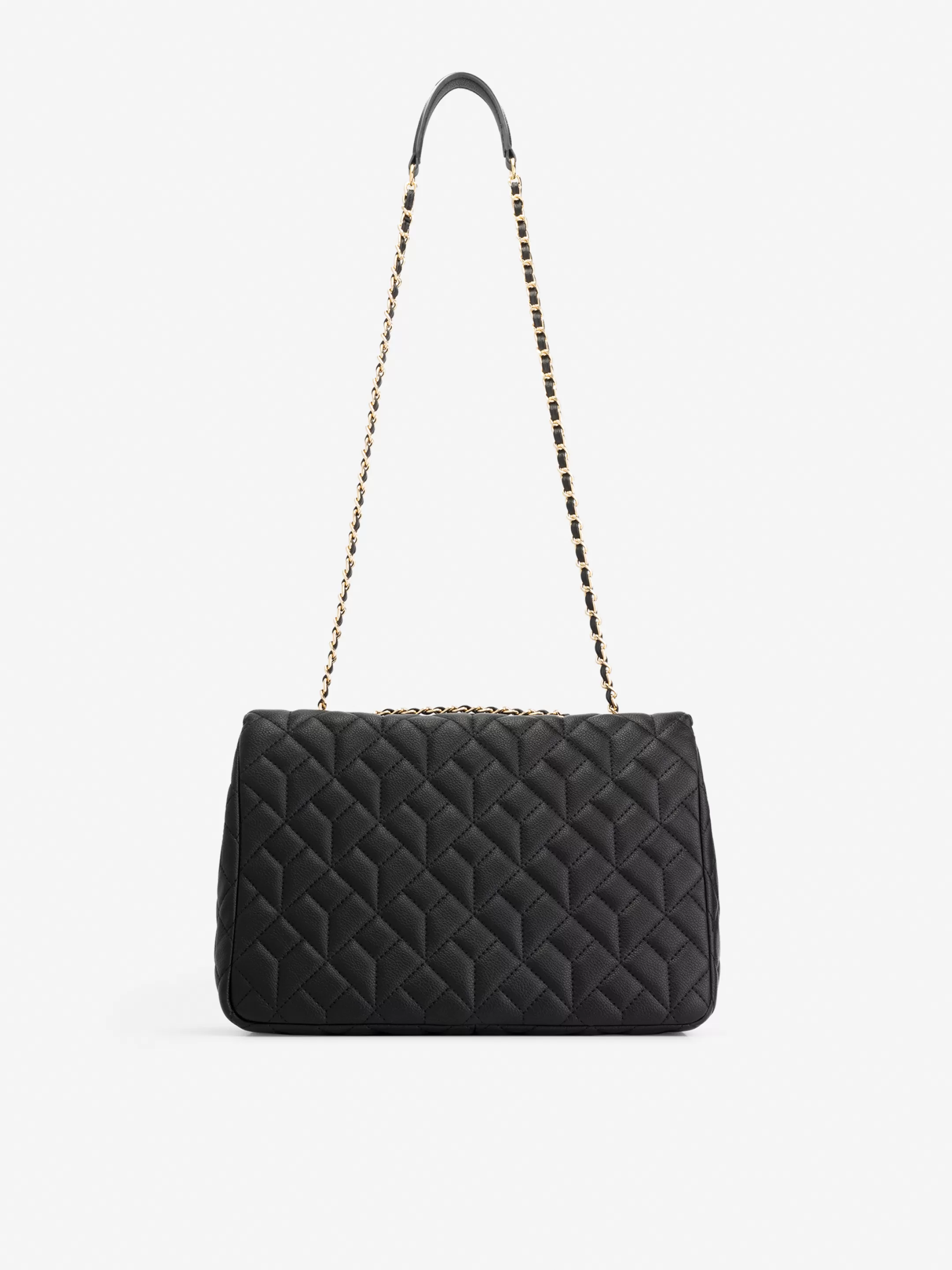 Flash Sale GROTE GEWATTEERDE SCHOUDERTAS MET KETTING Tassen