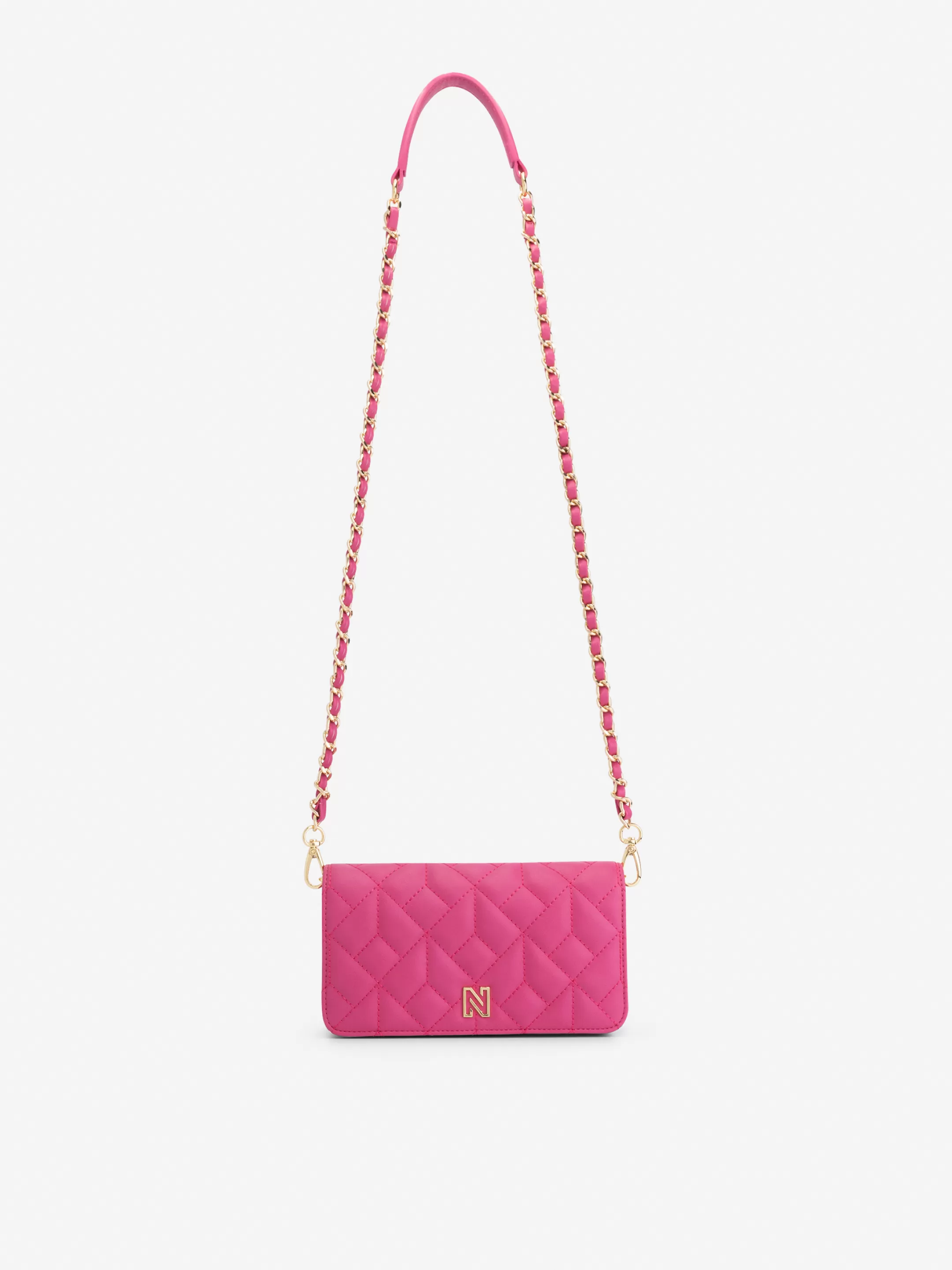 Cheap KLEINE GEWATTEERDE SCHOUDERTAS MET KETTING Tassen
