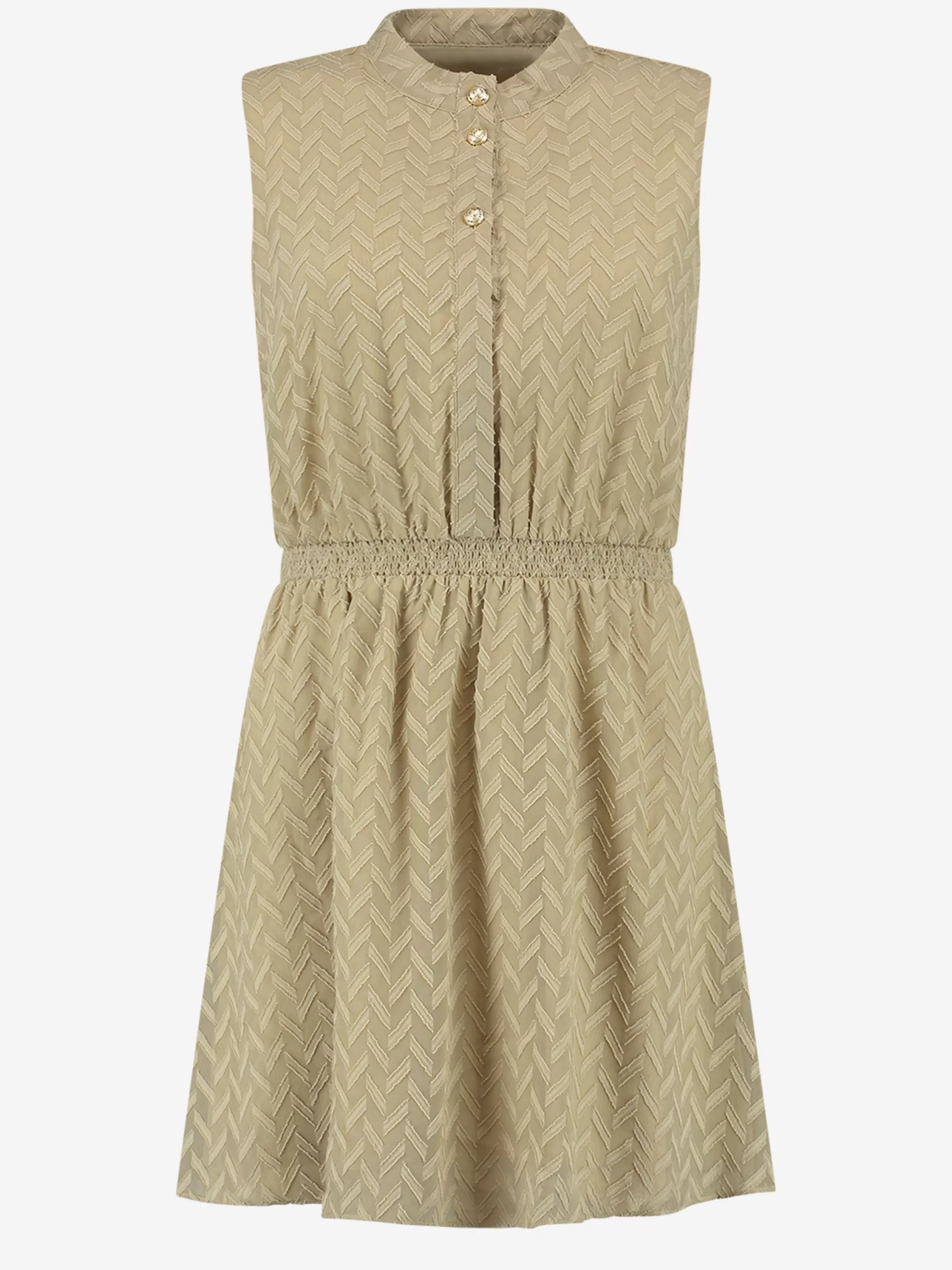 Best Sale Mouwloze jurk met knopen Jurken