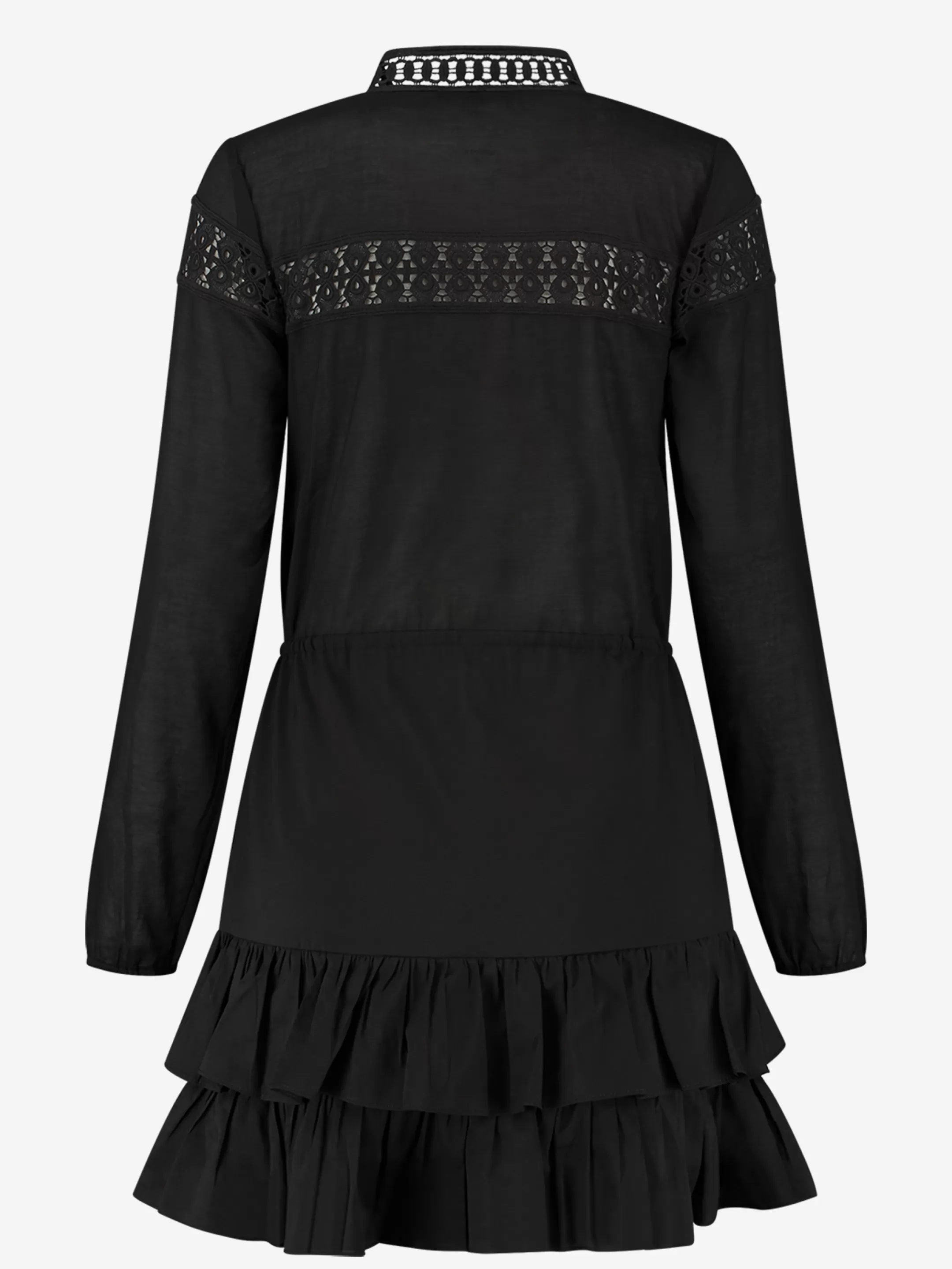 Best Sale Semi Transparante jurk met ruches Jurken