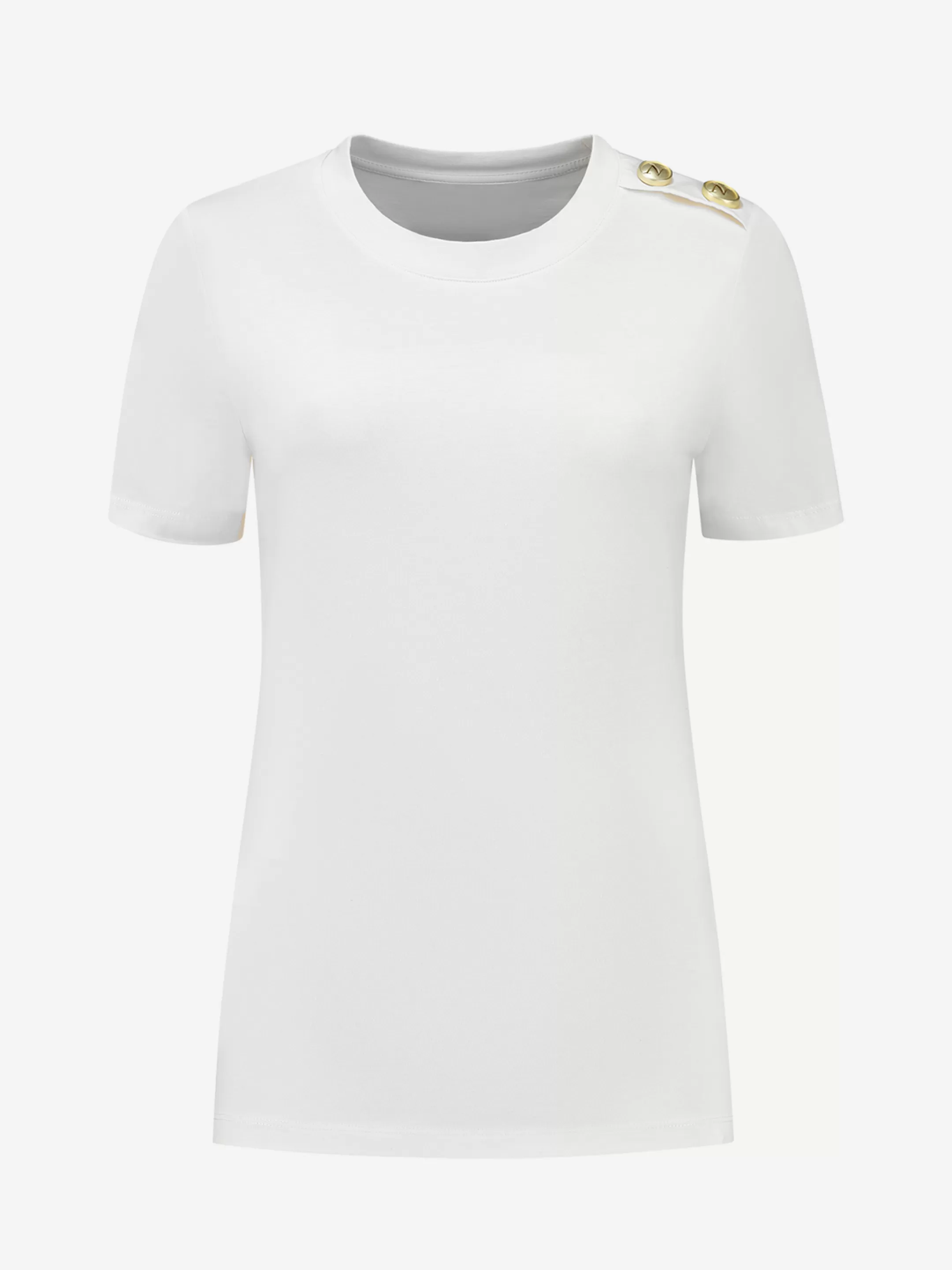 Store T-SHIRT MET KNOPEN OP DE SCHOUDER T-shirts